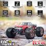 Hosim RC Cars 1:12 4WD 46KM/H High Speed Remote Control Car RC Monster Truck for Kids Adults, All Terrain Off Road Truck Radio Controlled Off-Road RC Car Electronic Hobby Grade Gifts for Boys (Red)