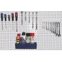 New Improved Large Parts Storage Bins Hooks to Peg Tool Board - Workbench- (Black)
