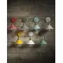 iYoee Wall Sconce Lamps Lighting Fixture with on Off Switch,Green Macaron Wall lamp E26 Edison Copper lamp Holder with Frosted Paint Body Bedside lamp Bathroom Vanity Lights