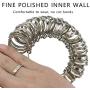 DoGeek Ring Sizer Measuring Tool Set Metal Ring Sizers Stainless Steel Ring Gauges Finger Sizer & Ring Mandrel Aluminuml (Size 1-13), 27 Pcs (Ring Sizer Set)