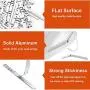 BathBull Aluminum Strips Nose Wire,Nose Bridge for Mask,90MM Metal Flat Nose Clips Nose Bridge Bracket DIY Wire (100PCS)