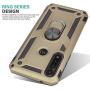 CasemartUSA Phone Case for [Motorola Moto G Power (XT2041)], [Loop Series][Gold] Full Rotating Metal Ring Cover with Kickstand (Tracfone, Straight Talk, Simple Mobile, Consumer Cellular)