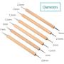 Meuxan 10 Piece Dotting Tools Ball Styluses for Rock Painting, Pottery Clay Modeling Embossing Art Meuxan 10 Piece Dotting Tools Ball Styluses for Rock Painting, Pottery Clay Modeling Embossing Art