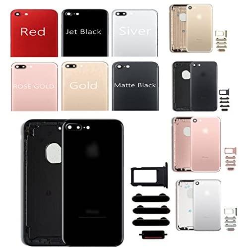 Battery Housing Door For iPhone 7 4.7'' with Logo Hybrid Metal Back Cover Replacements With Free tools,Rose gold