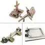 Madezz 2 pcs Butterfly Hinge Clamp, Silk Screen Printing Metal Butterfly Frame Hinge Clamp DIY Hobby Tool Madezz 2 pcs Butterfly Hinge Clamp, Silk Screen Printing Metal Butterfly Frame Hinge Clamp DIY Hobby Tool