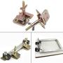 SANON Metal Silk Screen Frame Butterfly Hinge Clamp, 2 pcs/Set Silk Screen Printing DIY Hobby Tool