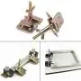 SANON Metal Silk Screen Frame Butterfly Hinge Clamp, 2 pcs/Set Silk Screen Printing DIY Hobby Tool SANON Metal Silk Screen Frame Butterfly Hinge Clamp, 2 pcs/Set Silk Screen Printing DIY Hobby Tool
