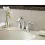 MOEN 6410 Eva Collection Two Handle Centerset Bathroom Sink Faucet with Drain Assembly, 0.5, Chrome MOEN 6410 Eva Collection Two Handle Centerset Bathroom Sink Faucet with Drain Assembly, 0.5, Chrome