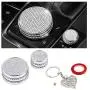 PIFOOG Crystal Car Stickers Shiny Auto Interior Bling Accessories Metal Sticker Volume Knobs & Multimedia Button Cover for Mazda 3 CX3 MX5 Miata Accessory Silver 2PCS (Multimedia Cap Big) PIFOOG Crystal Car Stickers Shiny Auto Interior Bling Accessories Metal Sticker Volume Knobs & Multimedia Button Cover for Mazda 3 CX3 MX5 Miata Accessory Silver 2PCS (Multimedia Cap Big)