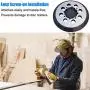 5'' Hook-&-Loop Replacement Sander Pad for DeWalt DWE6423/6423K, DWE6421/6421K, DCW210B Random Orbital Sander - Direct Replacemnrt for Pad Part Number DWE64233 & N329079 5'' Hook-&-Loop Replacement Sander Pad for DeWalt DWE6423/6423K, DWE6421/6421K, DCW210B Random Orbital Sander - Direct Replacemnrt for Pad Part Number DWE64233 & N329079