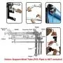Fotoconic 3 Roller Wall Mounting Manual Background Support System, Including Two(2) Tri-fold Hooks, Six(6) Expand Bars, Three(3) Chains Fotoconic 3 Roller Wall Mounting Manual Background Support System, Including Two(2) Tri-fold Hooks, Six(6) Expand Bars, Three(3) Chains