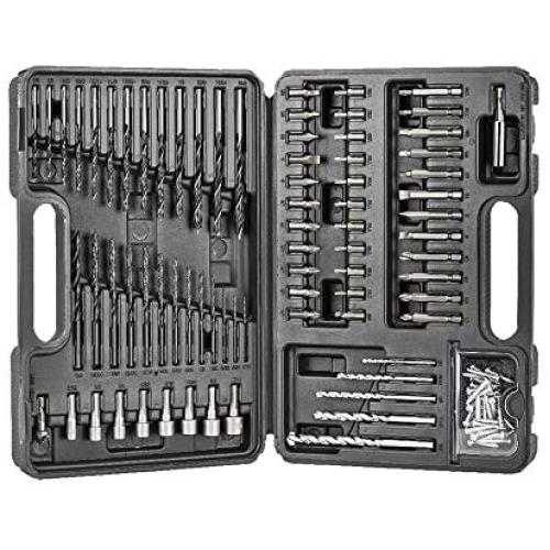 BLACK+DECKER Screwdriver Bit Set / Drill Bit Set, 109-Piece (BDA91109)