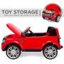 Best Choice Products 12V 3.7 MPH 2-Seater Licensed Land Rover Ride On Car Toy w/ Parent Remote Control, MP3 Player - Red