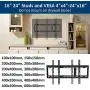 Tilting TV Wall Mount Bracket Design for Most 32-86 Inch LED Plasma Flat Curved Screen TVs , Low Profile JUSTSTONE TV Mount with VESA 600x400mm Holds up to 165 Lbs, Fits 16''-24'' Studs,Can Be Leveled Tilting TV Wall Mount Bracket Design for Most 32-86 Inch LED Plasma Flat Curved Screen TVs , Low Profile JUSTSTONE TV Mount with VESA 600x400mm Holds up to 165 Lbs, Fits 16''-24'' Studs,Can Be Leveled