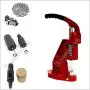 7mm Rivets Kit (1000 pcs) with Hand Press Machine, Dies and Hole Punch. Leather Rivets Single Round Cap Metal Stud Fasteners for Bag Belt Wallet Jeans 7mm Rivets Kit (1000 pcs) with Hand Press Machine, Dies and Hole Punch. Leather Rivets Single Round Cap Metal Stud Fasteners for Bag Belt Wallet Jeans