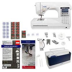 Juki HZL-F300 Exceed Series - Full Sized 9 inch Throat Computer Sewing Quilting Machine w/Limited time Quilters Package