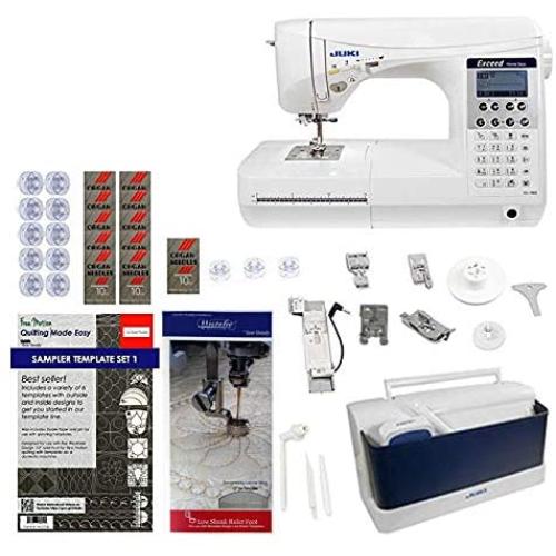 Juki HZL-F300 Exceed Series - Full Sized 9 inch Throat Computer Sewing Quilting Machine w/Limited time Quilters Package