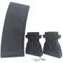 Arcadia Garden Products BE01 Fiberclay Garden Bench, Stone Black Arcadia Garden Products BE01 Fiberclay Garden Bench, Stone Black
