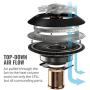 Cooler Master MasterAir G100M RGB Top Down Low Profile Mini ITX CPU Air Cooler, Copper Heat Column Base, Aluminum Fins, 92mm RGB Ring Fan, RGB Lighting for AMD Ryzen/Intel LGA1151
