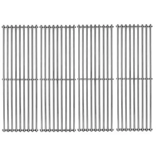 Votenli S6602D (4-Pack) Stainless Steel Cooking Grid Grates Replacement for Broil King Baron 320, 340, 420, 440, 490 and Huntington 2122-64 2122-67 6020-54 6020-57 6020-64 Broil-Mate,Sterling, Grill Votenli S6602D (4-Pack) Stainless Steel Cooking Grid Grates Replacement for Broil King Baron 320, 340, 420, 440, 490 and Huntington 2122-64 2122-67 6020-54 6020-57 6020-64 Broil-Mate,Sterling, Grill