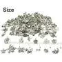 JIALEEY Wholesale 100 PCS Mixed No Repeated Silver Pewter Smooth Metal Charms Pendants DIY for Necklace Bracelet Dangle Jewelry Making and Crafting, Animal Charms JIALEEY Wholesale 100 PCS Mixed No Repeated Silver Pewter Smooth Metal Charms Pendants DIY for Necklace Bracelet Dangle Jewelry Making and Crafting, Animal Charms
