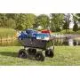 Gorilla Carts Heavy-Duty Poly Yard Dump Cart | 2-In-1 Convertible Handle, 1200 lbs capacity | GOR6PS model