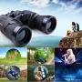 20x50 Binoculars for Adults with Smartphone Adaptor- 28mm Large Eyepiece HD Metal Frame Structure Binoculars for Bird Watching Hunting Hiking Sightseeing Travel Opera Concert Games