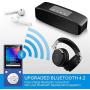 MP3 Player Bluetooth4.2 Built-in Speaker 16GB with 2.4 Inch TFT Color Screen Lossless Sound Music Video Player with FM Radio, Supports SD Card up to 128GB by DeeFec - Blue