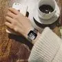 MEFEO Compatible with Fitbit Versa Bands, Stainless Steel Metal Band Mesh Bracelet with Strong Magnet Lock Wristbands Replacement for Fitbit Versa/Versa 2/Versa Lite/SE (Black, Small)