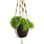 Metal Macrame Brass Copper Golden Tube Bead Ring for DIY Macrame Wall Hanging Plant Holder Craft DIY Kit 20 Pieces 1.2 Long Large Hole (Copper)