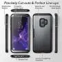 YOUMAKER Galaxy S9 Case,Metallic Black with Built-in Screen Protector Heavy Duty Protection Shockproof Slim Fit Full Body Case Cover for Samsung Galaxy S9 5.8 inch - Black/Black YOUMAKER Galaxy S9 Case,Metallic Black with Built-in Screen Protector Heavy Duty Protection Shockproof Slim Fit Full Body Case Cover for Samsung Galaxy S9 5.8 inch - Black/Black