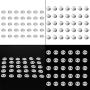 Button Parts 1000PCS 32mm DIY Blank Pin Badge Button Parts Consumables for Badge Maker Machine, 1.26inch(32mm)