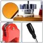 TOAUTO Button Badge Maker 58mm 2.28 Inch Button Badge Kit Pins Punch Press Machine Aluminum Slide 100pcs Free Button Parts and Circle Cutter (58mm 2.28inch)