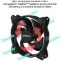 uphere Long Life Computer Case Fan 120mm Cooling Case Fan for Computer Cases Cooling Black 3-Pack, PF120BK3-3 uphere Long Life Computer Case Fan 120mm Cooling Case Fan for Computer Cases Cooling Black 3-Pack, PF120BK3-3
