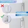 Perma Indoor/Outdoor Retractable Baby Gate 41'' Tall, Extends to 71'' Wide, Gray Perma Indoor/Outdoor Retractable Baby Gate 41'' Tall, Extends to 71'' Wide, Gray