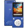 MP3 Player Bluetooth4.2 Built-in Speaker 16GB with 2.4 Inch TFT Color Screen Lossless Sound Music Video Player with FM Radio, Supports SD Card up to 128GB by DeeFec - Blue