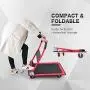 Push Cart Dolly by Wellmax, Moving Platform Hand Truck, Foldable for Easy Storage and 360 Degree Swivel Wheels with 660lb Weight Capacity, Red Color Push Cart Dolly by Wellmax, Moving Platform Hand Truck, Foldable for Easy Storage and 360 Degree Swivel Wheels with 660lb Weight Capacity, Red Color