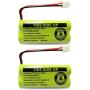 OXWINOU BT18433 BT28433 Cordless Phone Battery Compatible with AT&T/Lucent BT-18433 BT-184342 BT-28433 BT-284342 BT-6010 BT-8000 BT-8001 BT-8300 Empire CPH-515D CPH515D 2.4V 550mAh Ni-MH(Pack of 2)