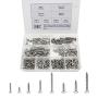 Self Tapping Screws Assortment Set, 6/#8/#10 304 Stainless Steel Sheet Metal Screws Kit, Phillips Drive Wood Screw Assortment Kit-300Pcs