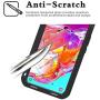 Simicoo Samsung A30S Military Metal Bumper Silicone Case Full Body Cover Built-in Gorilla Glass Heavy Duty Hybrid Shockproof Armor Impact Rugged Tough Case for Galaxy A30S (A30S, Sliver)