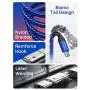 USB Type C Cable 3A Fast Charging [2-Pack 3.3ft], JSAUX USB-A to USB-C Charge Braided Cord Compatible with Samsung Galaxy S10 S9 S8 S20 Plus A51 A11,Note 10 9 8, PS5 Controller, USB C Charger(Blue)