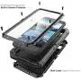 Compatible iPhone 8 Plus Case, Waterproof Phone Case for iPhone 7 Plus with Stand, Shockproof Military Grade Heavy Duty Silicone with Screen Protector Full Body Rugged Armor Metal Cover for Apple