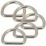 RDEXP Sliver Metal D Ring Loop Ring for Bags Belt Buckle Straps Pack of 20 RDEXP Sliver Metal D Ring Loop Ring for Bags Belt Buckle Straps Pack of 20