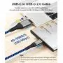 USB C to USB C 6FT Cable, iCrius 60W 3A Light Up Led Fast Charger Cord Compatible with Samsung Galaxy S20+ Ultra/Note 10+, MacBook Air/Pro 13, iPad Pro 2020, Google Pixel 2/3/4 XL, and More (Blue) USB C to USB C 6FT Cable, iCrius 60W 3A Light Up Led Fast Charger Cord Compatible with Samsung Galaxy S20+ Ultra/Note 10+, MacBook Air/Pro 13, iPad Pro 2020, Google Pixel 2/3/4 XL, and More (Blue)