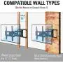 Mounting Dream UL Listed TV Mount TV Wall Mount with Swivel and Tilt for Most 32-55 Inch TV, Full Motion TV Mount with Articulating Dual Arms, Max VESA 400x400mm, 99 lbs. Loading, 16 inch Studs MD2380 Mounting Dream UL Listed TV Mount TV Wall Mount with Swivel and Tilt for Most 32-55 Inch TV, Full Motion TV Mount with Articulating Dual Arms, Max VESA 400x400mm, 99 lbs. Loading, 16 inch Studs MD2380