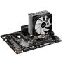DEEPCOOL GAMMAXX GT BK, CPU Air Cooler, SYNC RGB Fan and RGB Black Top Cover, Cable or Motherboard Control Supported, 4 Heatpipes, 120mm RGB Fan, Universal Socket Solution