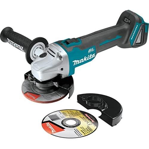 Makita XAG04Z 18V LXT Lithium-Ion Brushless Cordless 4-1/2” / 5'' Cut-Off/Angle Grinder, Tool Only
