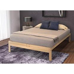 KD Frames Nomad Platform Natural Poplar Bed - Queen