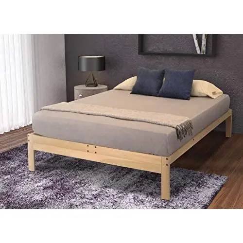 KD Frames Nomad Platform Natural Poplar Bed - Queen KD Frames Nomad Platform Natural Poplar Bed - Queen