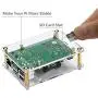 Guhui Acrylic Case with Cooling Fan for Raspberry Pi 4 Model B/3B+ and AC Adapter 5V 3A PSU Type C with On/Off Power Switch Guhui Acrylic Case with Cooling Fan for Raspberry Pi 4 Model B/3B+ and AC Adapter 5V 3A PSU Type C with On/Off Power Switch